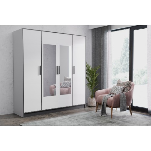 Skapis ROJ 206 I, balts